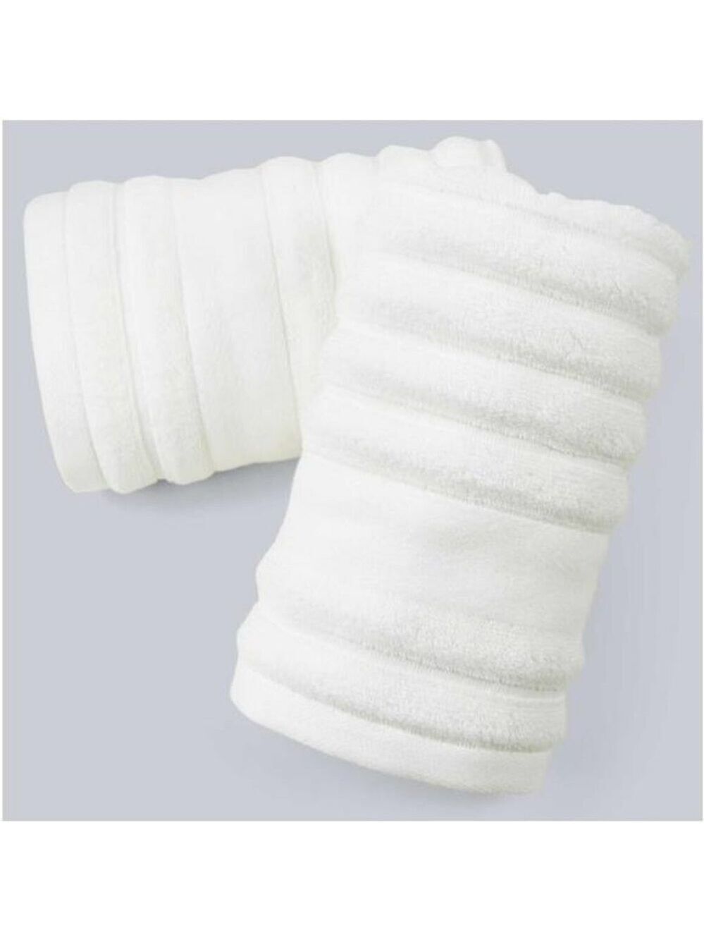 White Cotton Hand Towels Set 2 Pack Soft Absorbent Quick Dry Bathroom Spa Hotel